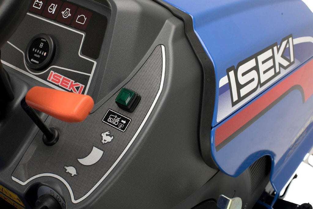 Iseki Diesel-Rasentraktor SXG 216 H mit StVZO Paket mit elektrischer Entleerung